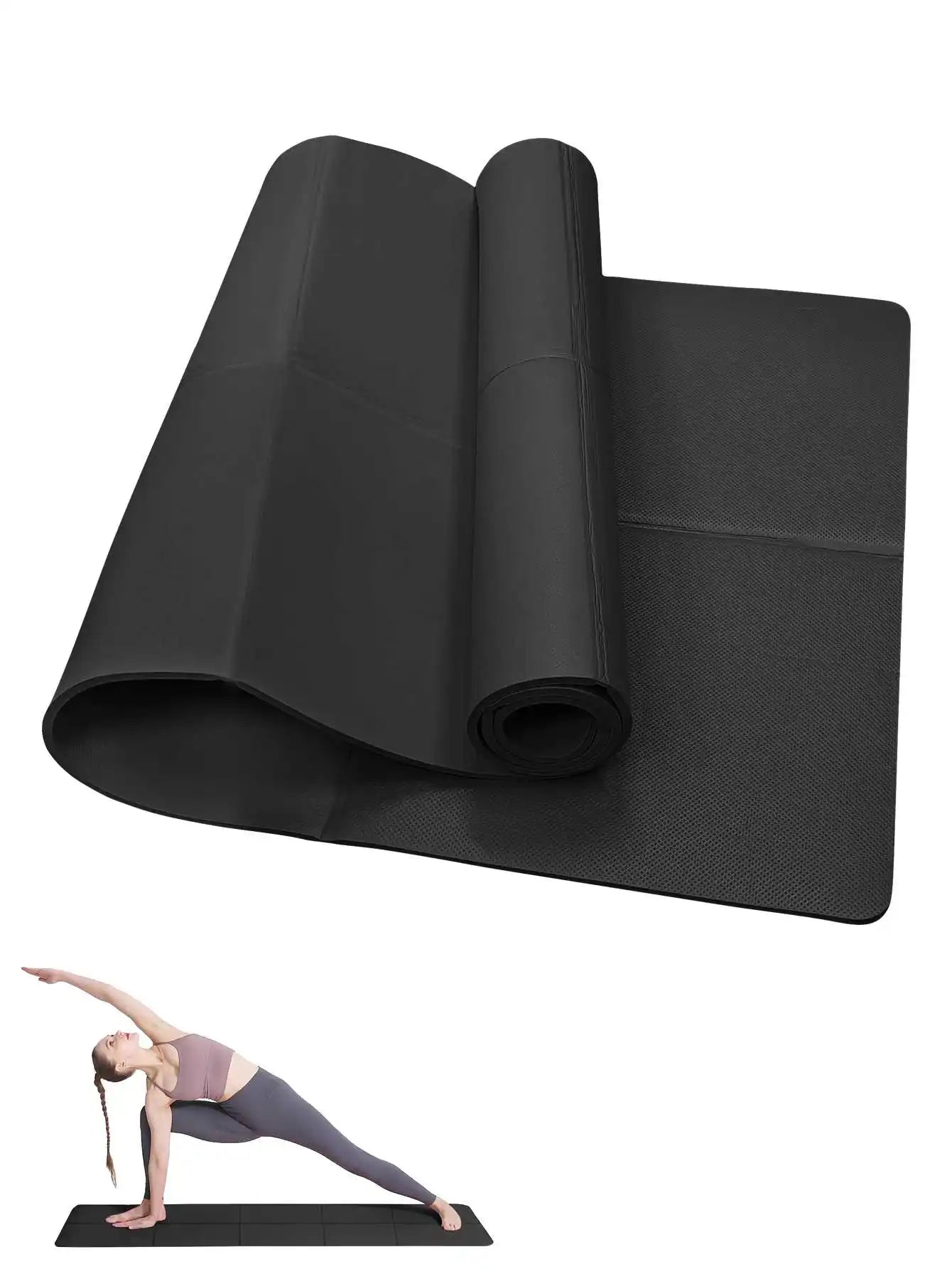 Portable Fitness Mat – Non-Slip Surface for Yoga and Home Exercise