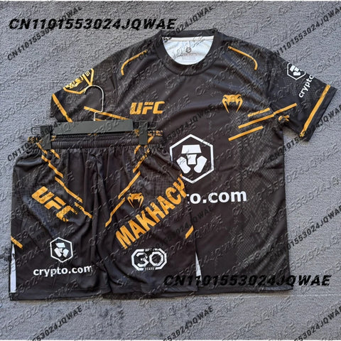 UFC Islam Makhachev T-Shirt Breathable Combat Sports Tee