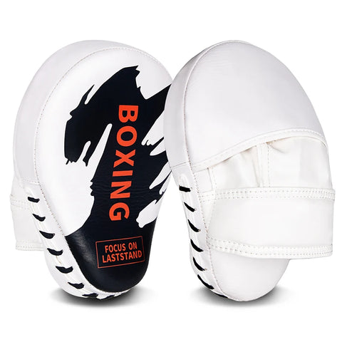 Boxing PU Leather Focus Mitts Curved Punch Pads for Martial Arts & Training