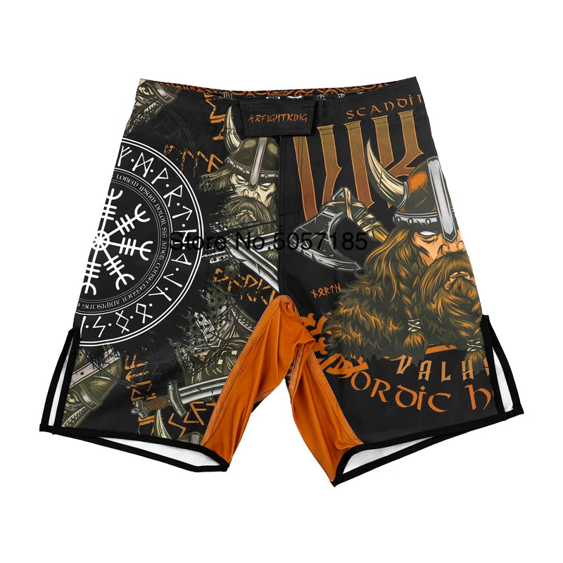 MMA Shorts Jiu Jitsu Muay Thai Pants Men's Fight Shorts Martial Arts BJJ Grappling Kickboxing Fighting Boxing Training Trunks