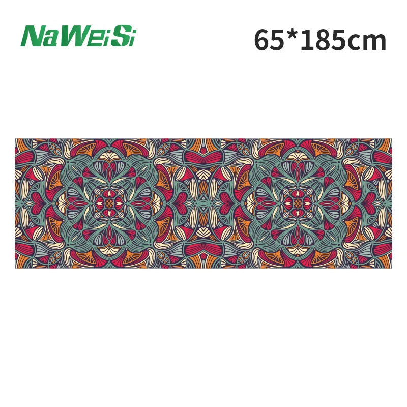 Double-Side Velvet Yoga Mat Towel Non-Slip, Quick-Dry & Portable