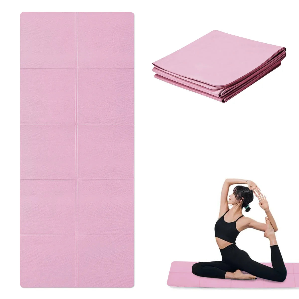 Portable Fitness Mat – Non-Slip Surface for Yoga and Home Exercise