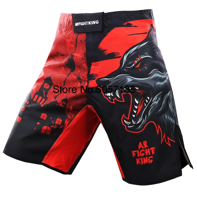 MMA Shorts Jiu Jitsu Muay Thai Pants Men's Fight Shorts Martial Arts BJJ Grappling Kickboxing Fighting Boxing Training Trunks