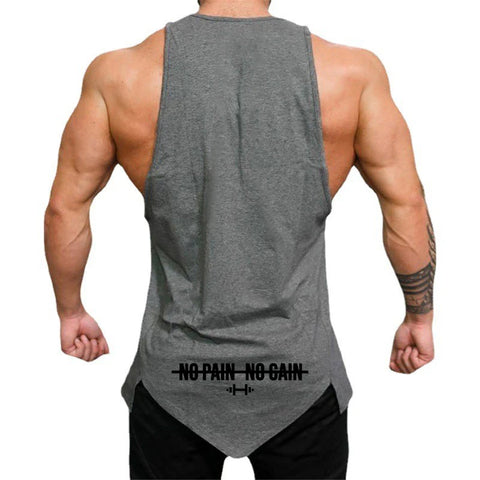 Summer Cotton Muscle Tank Sleeveless Bodybuilding Shirt