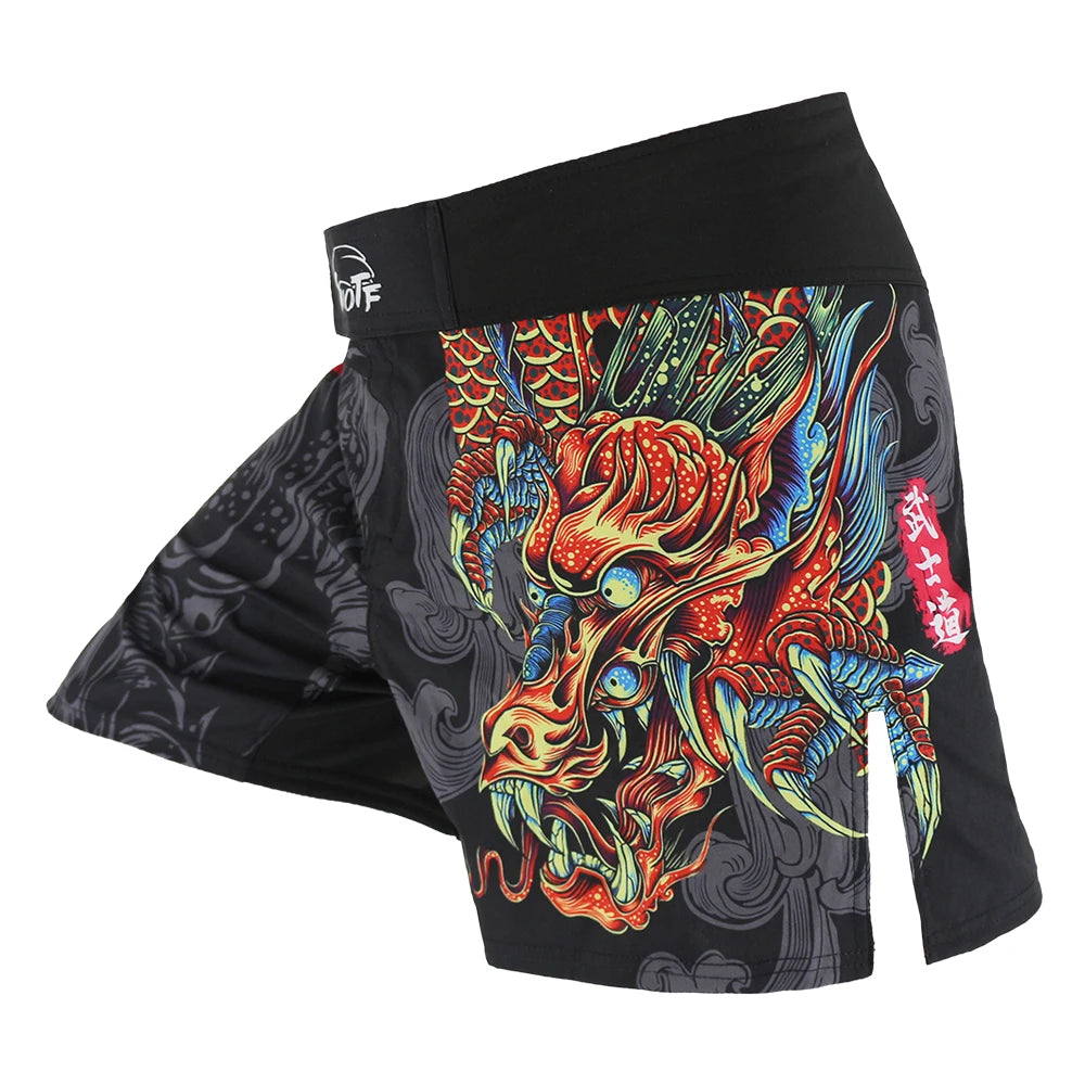 Pro MMA Shorts for Men Boxing, Kickboxing & MMA Workout Shorts