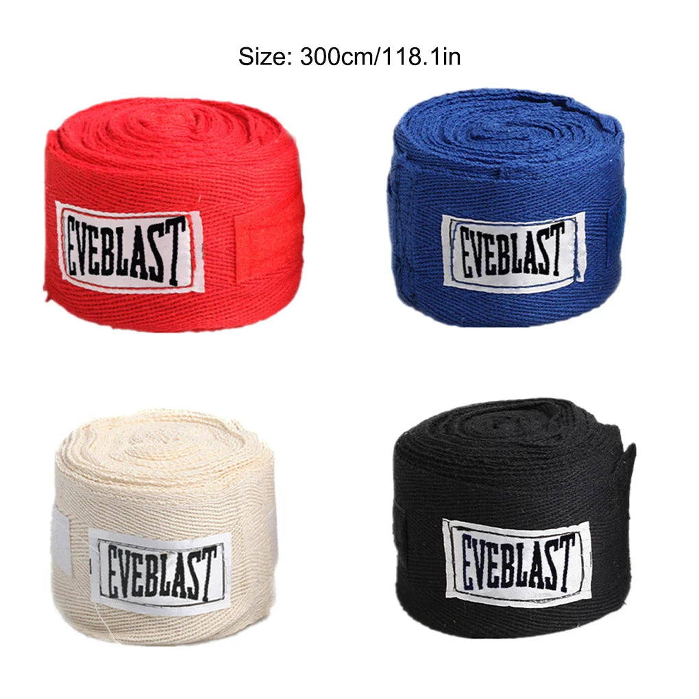 Everlast Cotton Boxing Bandages Soft Elastic Hand Wraps for Boxing, & Karate