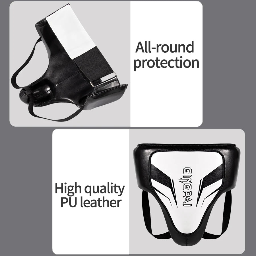 Gingpai Combat Sports Crotch Protector for Boxing, MMA, & Muay Thai