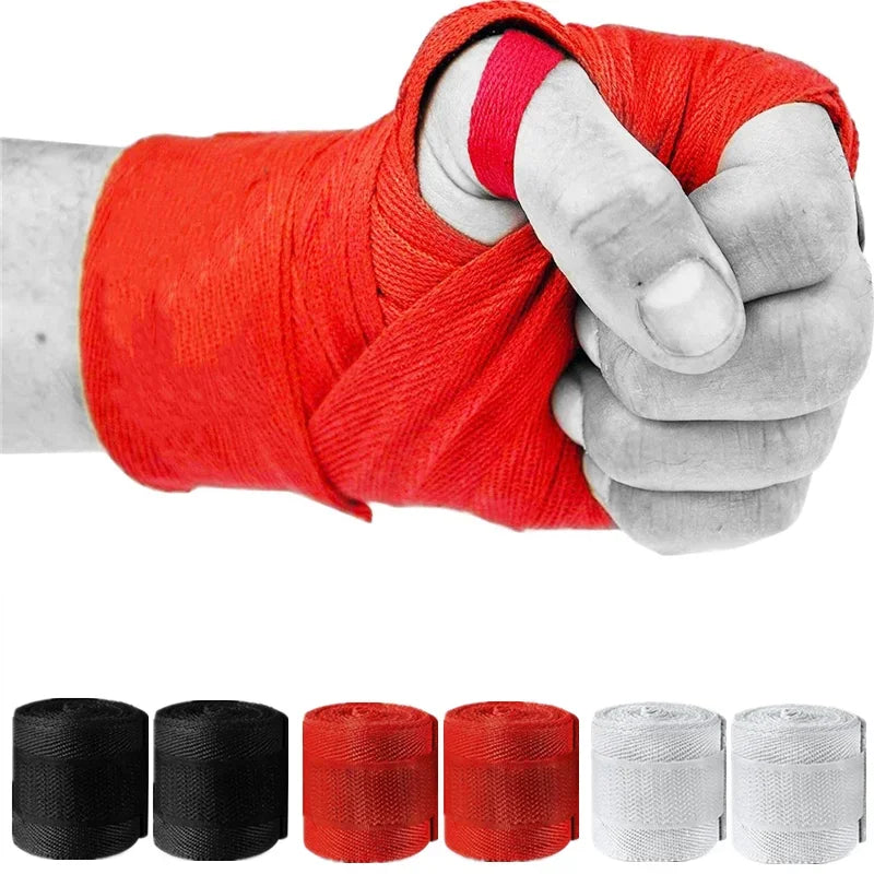 Cotton Hand Wraps for Boxing – Ideal Bandagesl for MMA & Sanda Training