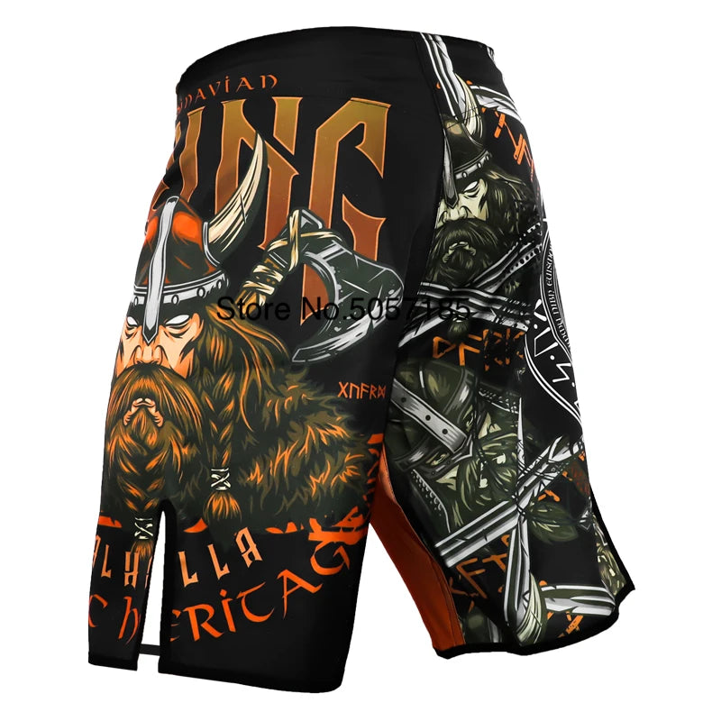 MMA Shorts Jiu Jitsu Muay Thai Pants Men's Fight Shorts Martial Arts BJJ Grappling Kickboxing Fighting Boxing Training Trunks