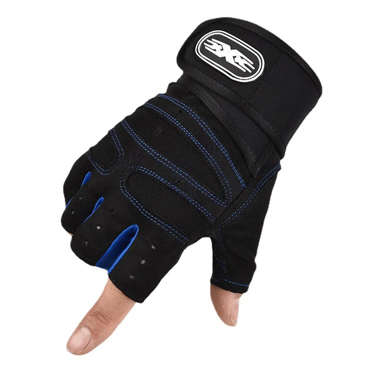 Weightlifting Gloves with Wrist Support for Fitness Training