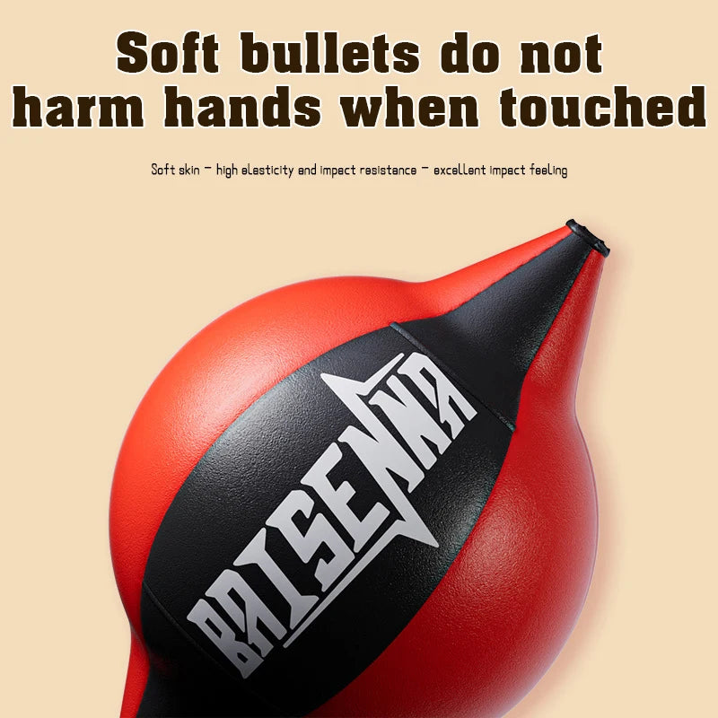 Training Reaction Speed Balls PU Leather Double End Punching Bag Muay Thai Punch Boxing Ball Gym Fitness Sports Equipment
