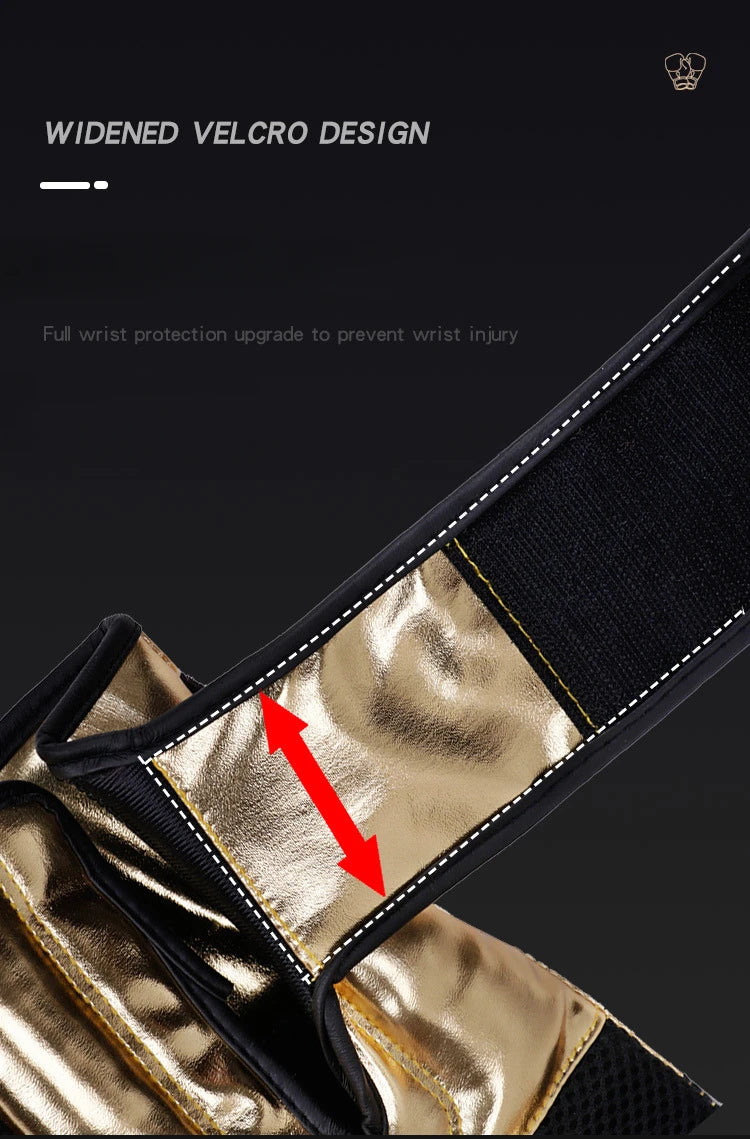 Boxing Gloves Sparring Gloves for Men PU Leather Sandbag Bag Muay Thai Fighting Combat Adult Muay Thai Competition Glove