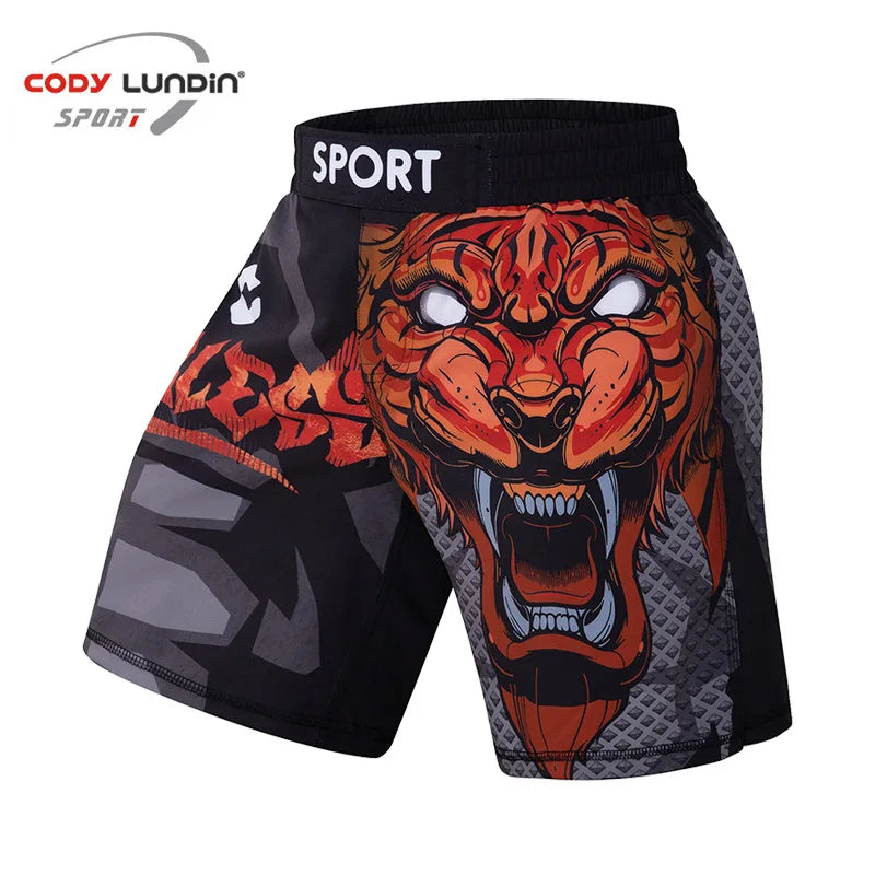 MMA Fight Shorts Boxing Sport Clothing Men Rashguard Muay Thai Mma shorts Fight Wear Bjj Jiu Jitsu Grappling Running Short Pants