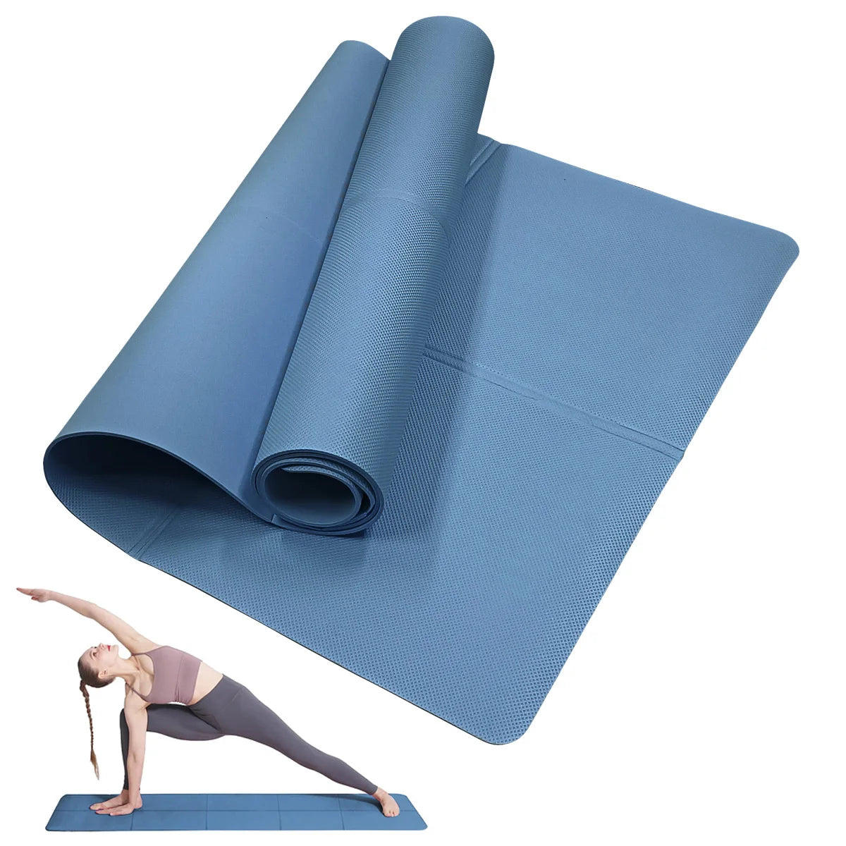 Comfortable EVA Foam Yoga Mat Perfect for Sports and Pilates