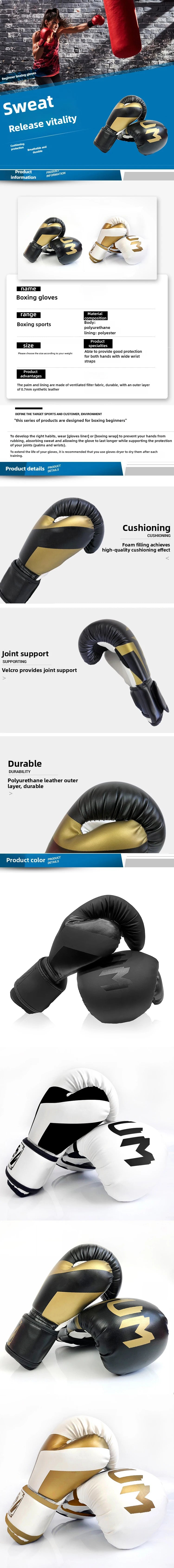 Venum Black & Gold Combat Gloves – Ideal for Sparring and boxing