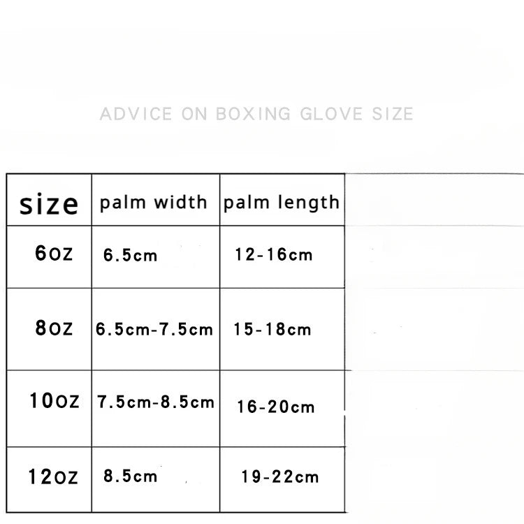 Boxing Gloves Sparring Gloves for Men PU Leather Sandbag Bag Muay Thai Fighting Combat Adult Muay Thai Competition Glove