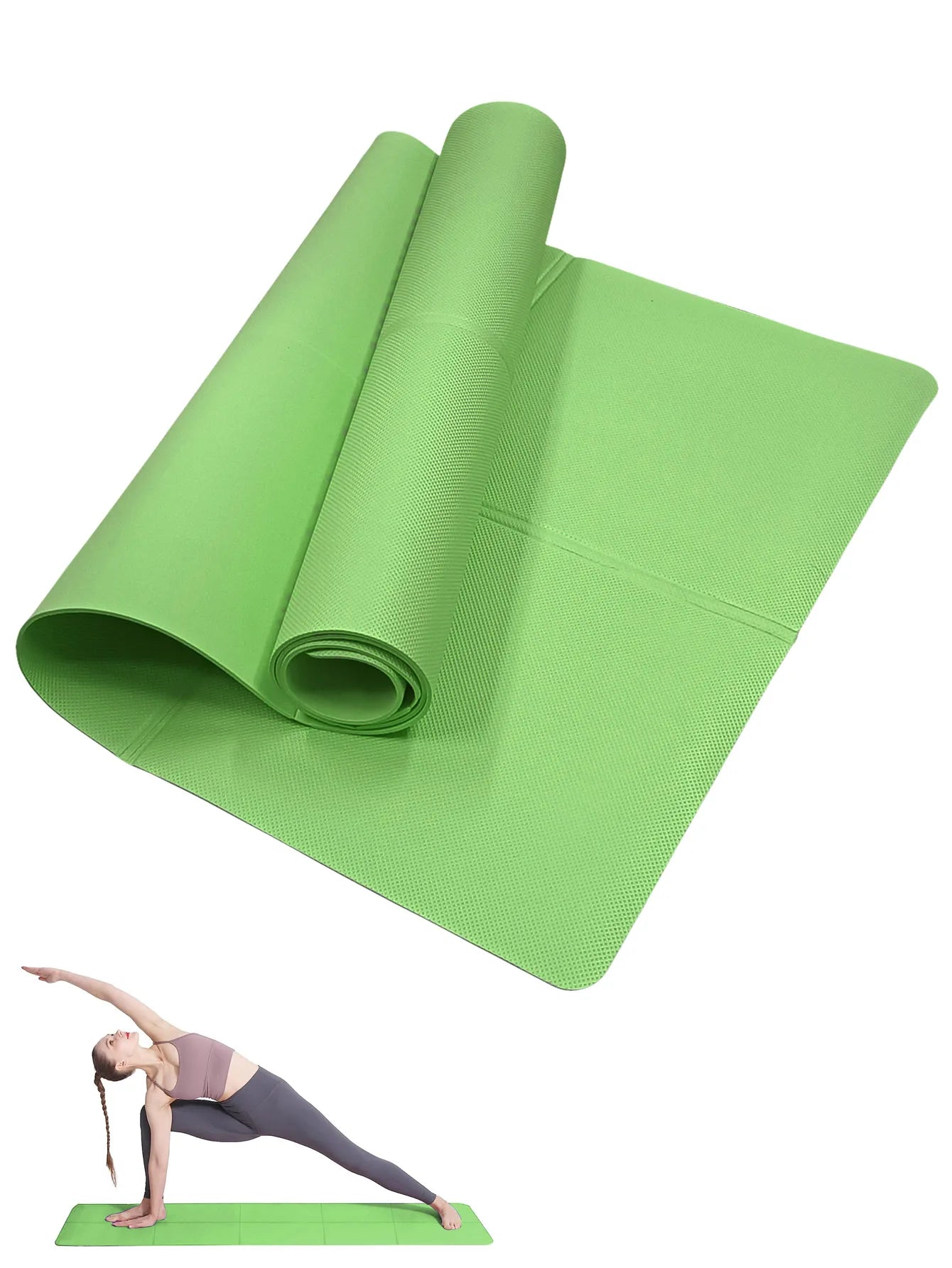 Portable Fitness Mat – Non-Slip Surface for Yoga and Home Exercise