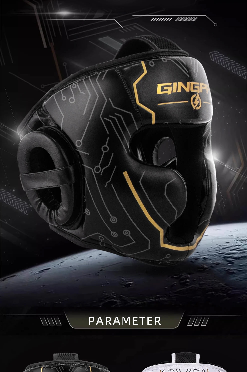 GINGPAI Head Protectors – Boxing & MMA Helmets for Competition & Training