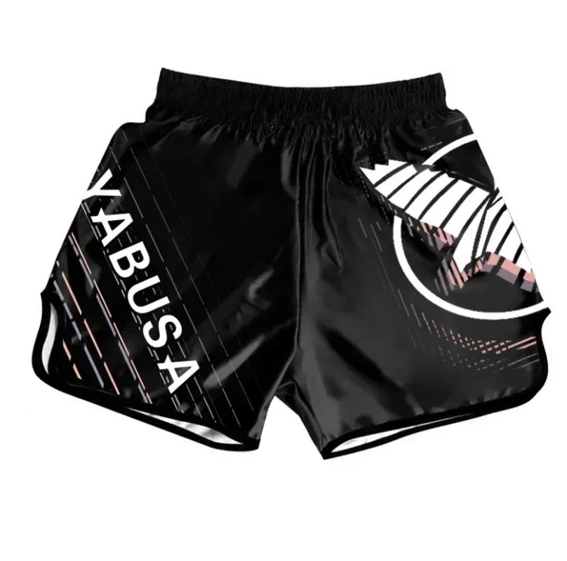Summer Men's Boxing Shorts Training Fighting Sanda Martial Arts Gym Muay Thai Fitness Shorts