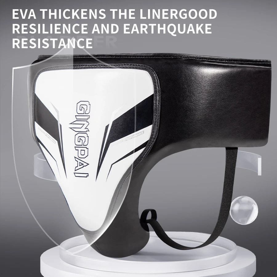 Gingpai Combat Sports Crotch Protector for Boxing, MMA, & Muay Thai