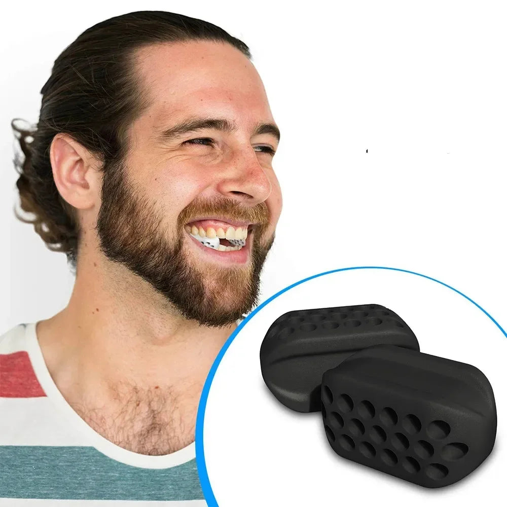 Jaw Exerciser Silicone Fitness Ball for Neck Muscle Training