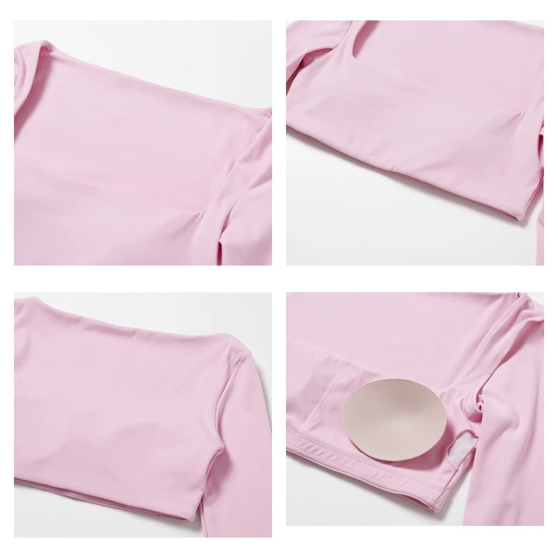 Women’s Breathable Long Sleeve Workout Shirt for Running & Yoga