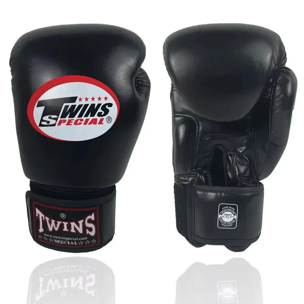 Twins PU Leather Boxing Gloves Professional MMA & Muay Thai Sparring Gloves