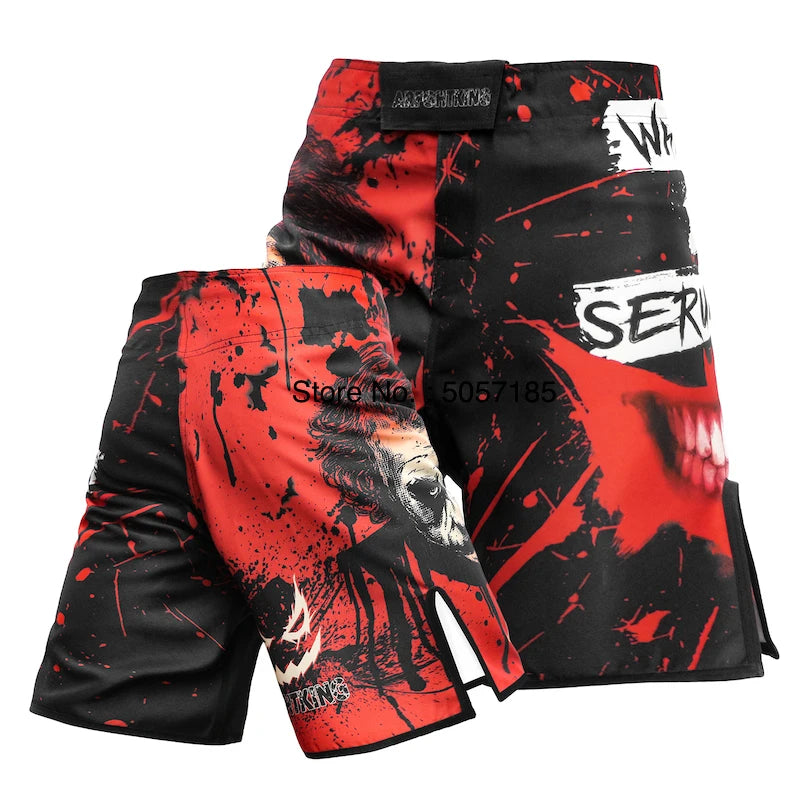 MMA Shorts Jiu Jitsu Muay Thai Pants Men's Fight Shorts Martial Arts BJJ Grappling Kickboxing Fighting Boxing Training Trunks