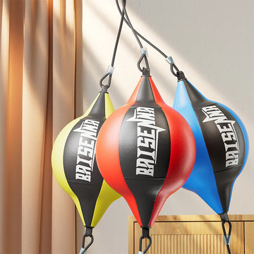Training Reaction Speed Balls PU Leather Double End Punching Bag Muay Thai Punch Boxing Ball Gym Fitness Sports Equipment