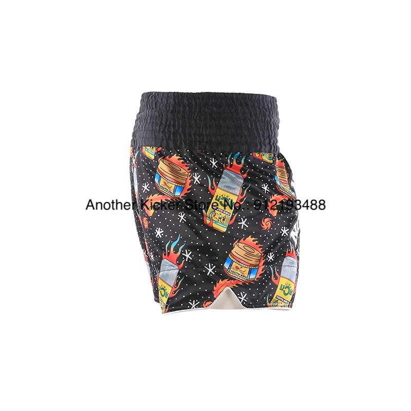 Muay Thai Shorts 2025 New Thai Boxing Shorts Women Men Child Patchwork Kickboxing Training Pants Gym MMA Martial Arts Fight Gear