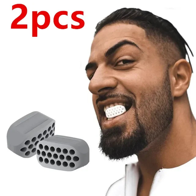 Jaw Exerciser Silicone Fitness Ball for Neck Muscle Training