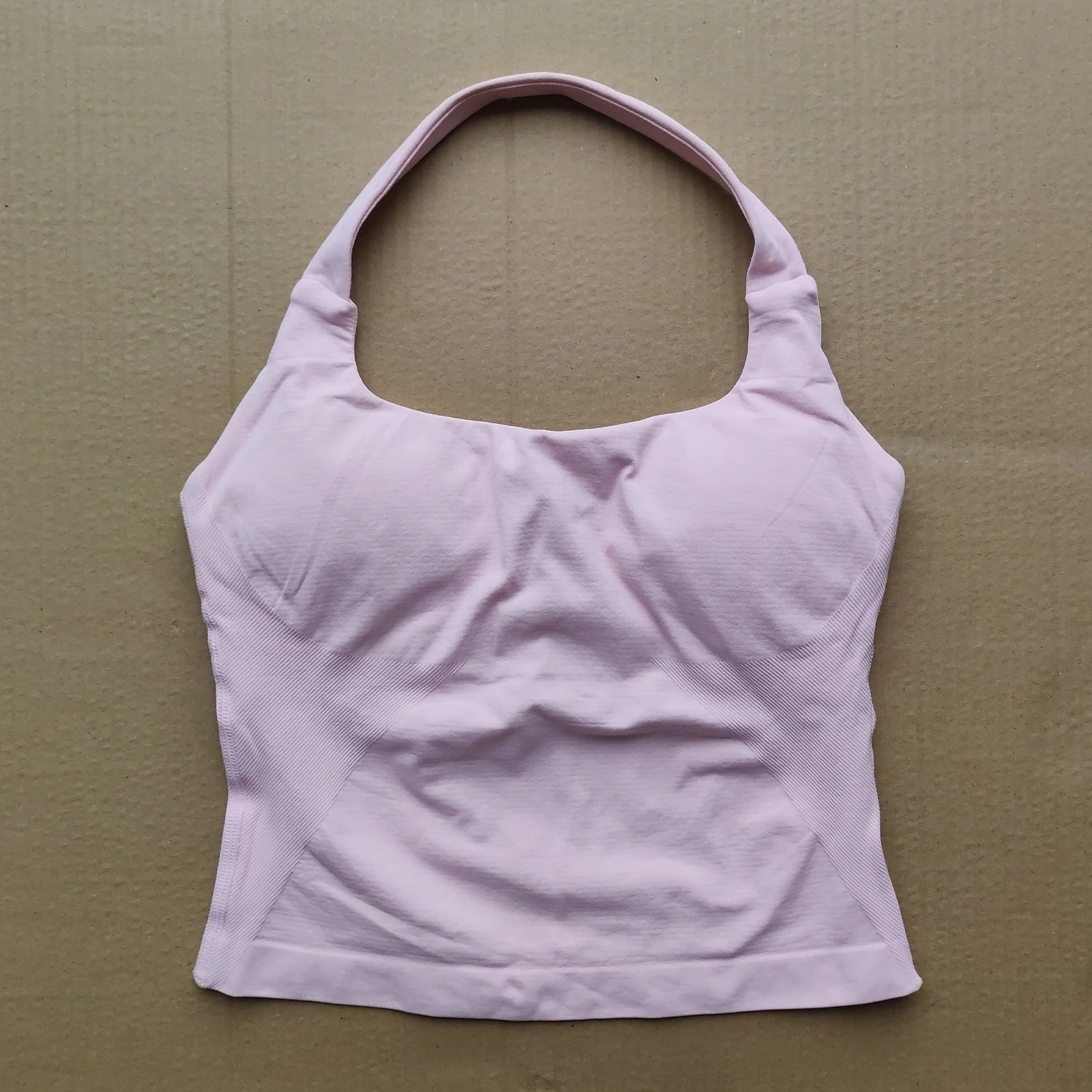 Impact Push-Up Yoga Sports Bra – Backless Tank Top for Gym & Activewear