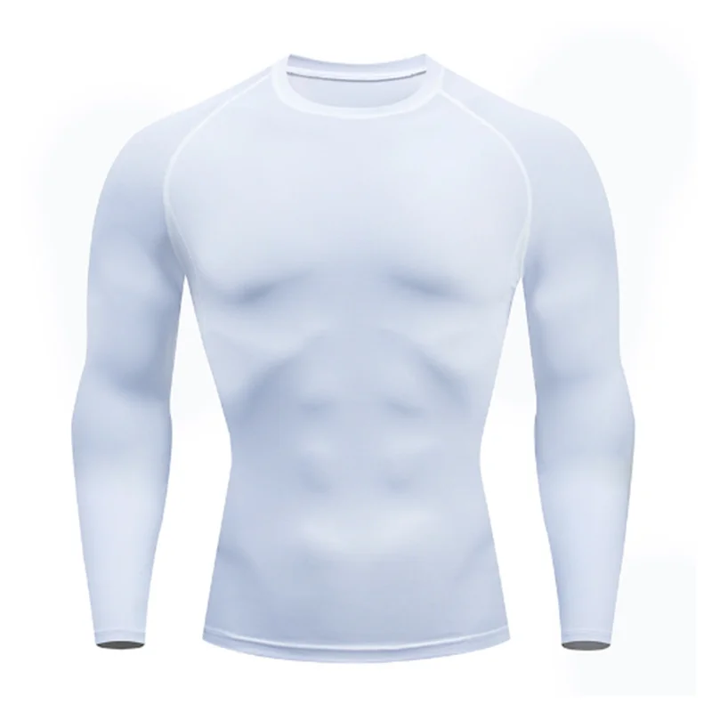 Men’s Long Sleeve Base Layer Quick-Dry Compression Training Set
