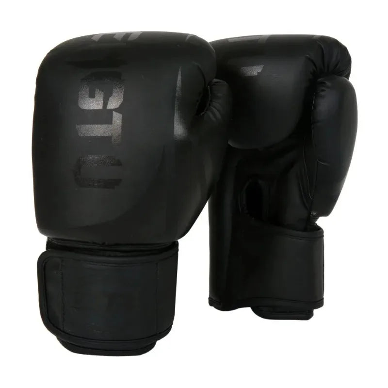 PU Breathable Boxing Gloves Professional Sanda, Muay Thai & Fighting Gloves