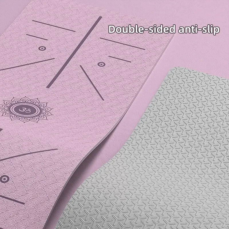 Professional Yoga Mat Non-Slip & Eco-Friendly with Strap