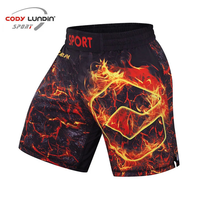 MMA Fight Shorts Boxing Sport Clothing Men Rashguard Muay Thai Mma shorts Fight Wear Bjj Jiu Jitsu Grappling Running Short Pants