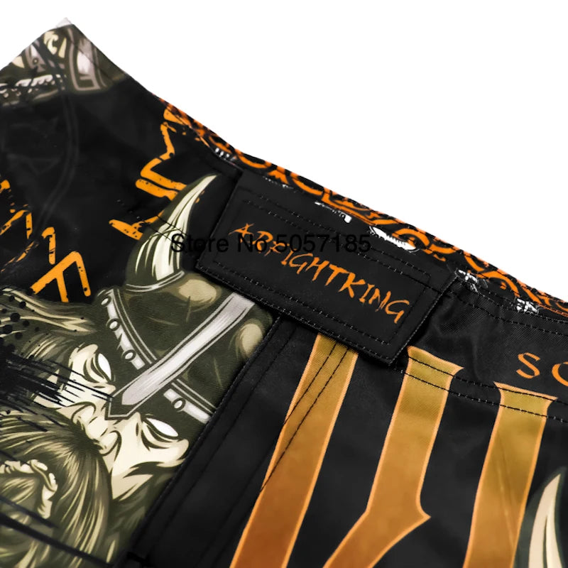 MMA Shorts Jiu Jitsu Muay Thai Pants Men's Fight Shorts Martial Arts BJJ Grappling Kickboxing Fighting Boxing Training Trunks