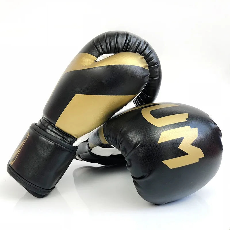 Venum Black & Gold Combat Gloves – Ideal for Sparring and boxing