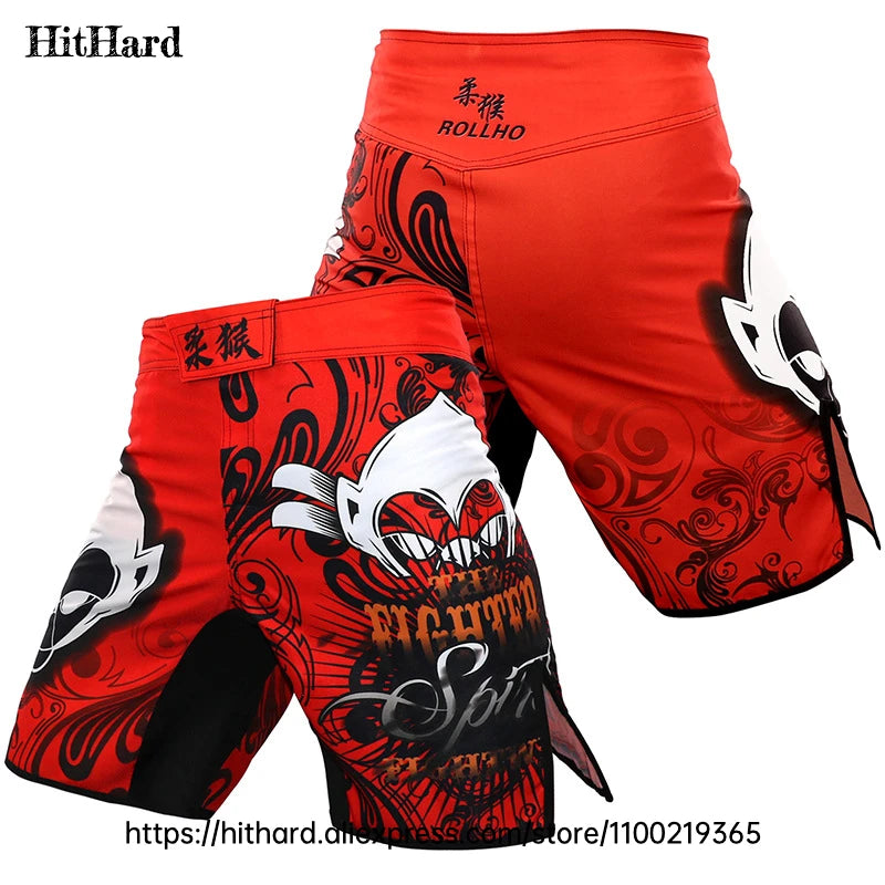 Tiger MMA Shorts BJJ Crossfit Wrestling Grappling Shorts Jiujitsu Martial Arts Combat Clothing Men Women Kickboxing Boxing Pants