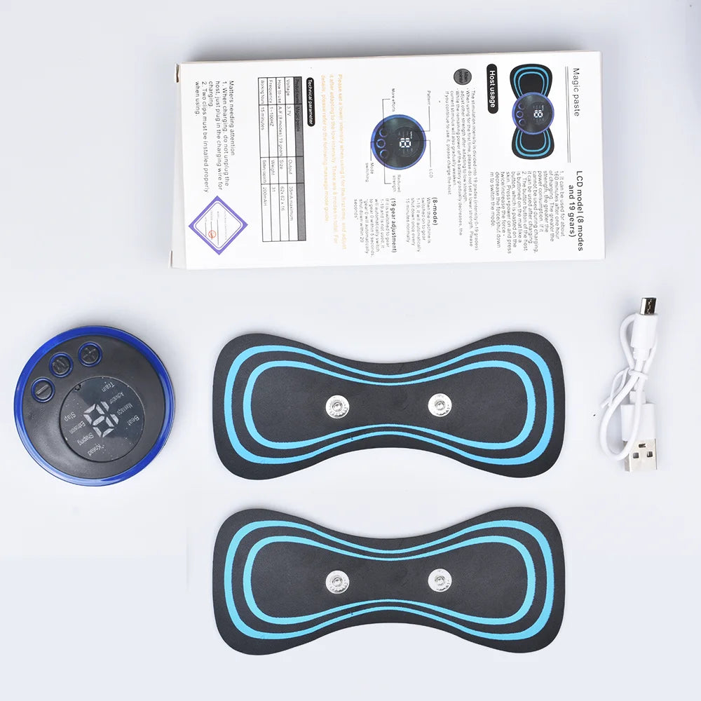 Mini Electric Neck Massager – EMS Patch for Cervical & Muscle Relaxation
