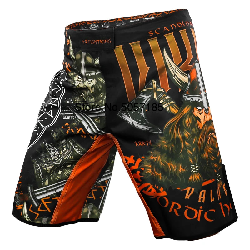 MMA Shorts Jiu Jitsu Muay Thai Pants Men's Fight Shorts Martial Arts BJJ Grappling Kickboxing Fighting Boxing Training Trunks