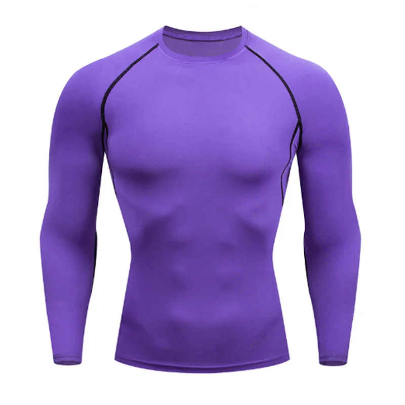 Men’s Long Sleeve Base Layer Quick-Dry Compression Training Set