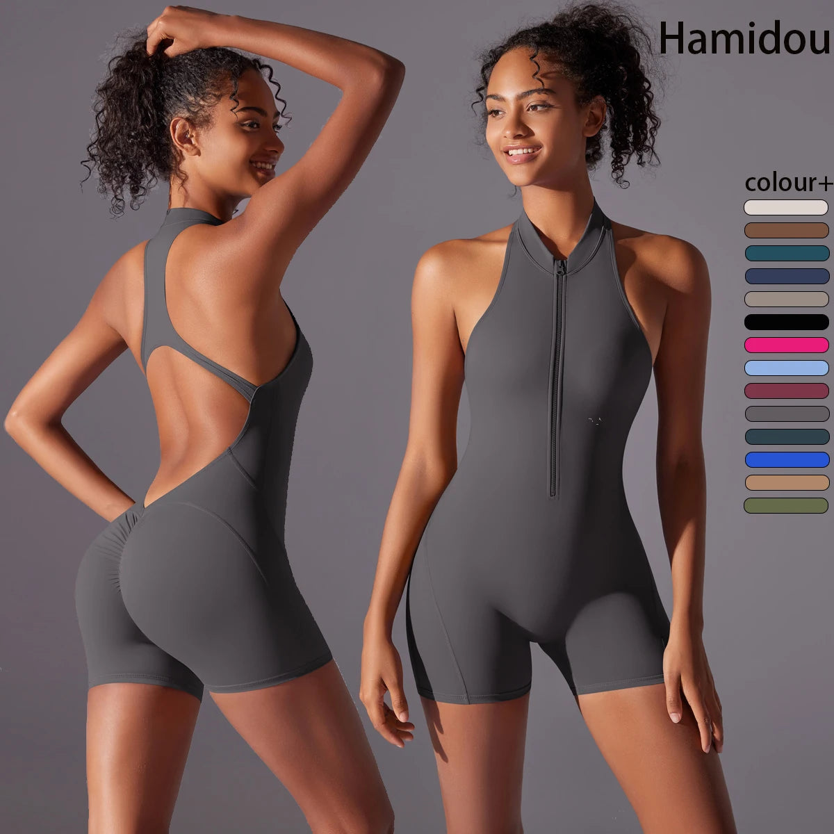 Fitness Bodysuit – Breathable One-Piece Sportswear for Gym & Yoga