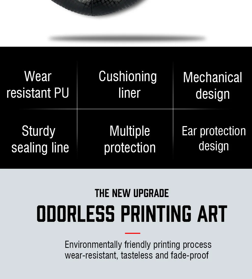 Gingpai Boxing Full-Face Safety Helmet for Muay Thai & MMA Training