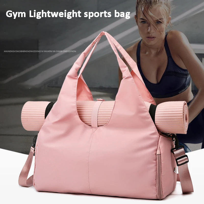 Women’s Yoga Mat Bag Large Capacity Travel & Fitness Handbag