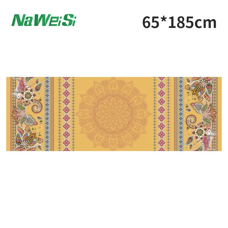 Double-Side Velvet Yoga Mat Towel Non-Slip, Quick-Dry & Portable