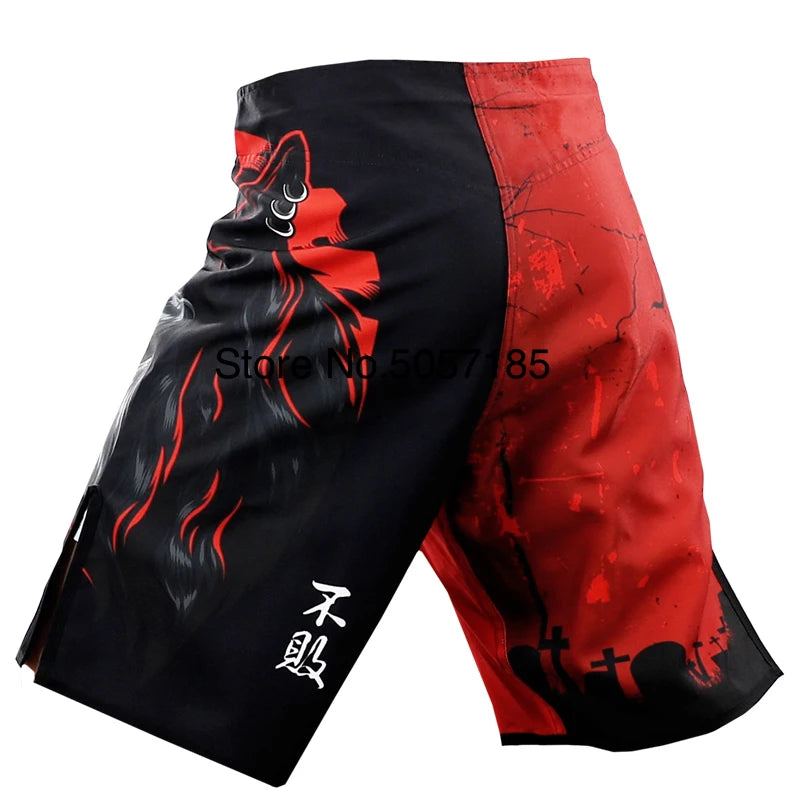 MMA Shorts Jiu Jitsu Muay Thai Pants Men's Fight Shorts Martial Arts BJJ Grappling Kickboxing Fighting Boxing Training Trunks