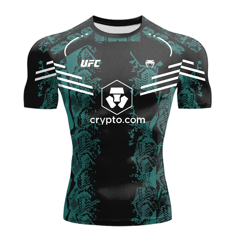 UFC Lightweight Training T-Shirt Breathable Summer Sportswear