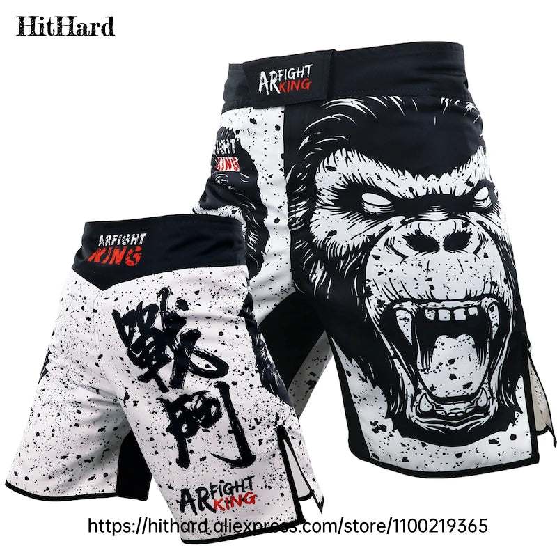 Tiger MMA Shorts BJJ Crossfit Wrestling Grappling Shorts Jiujitsu Martial Arts Combat Clothing Men Women Kickboxing Boxing Pants