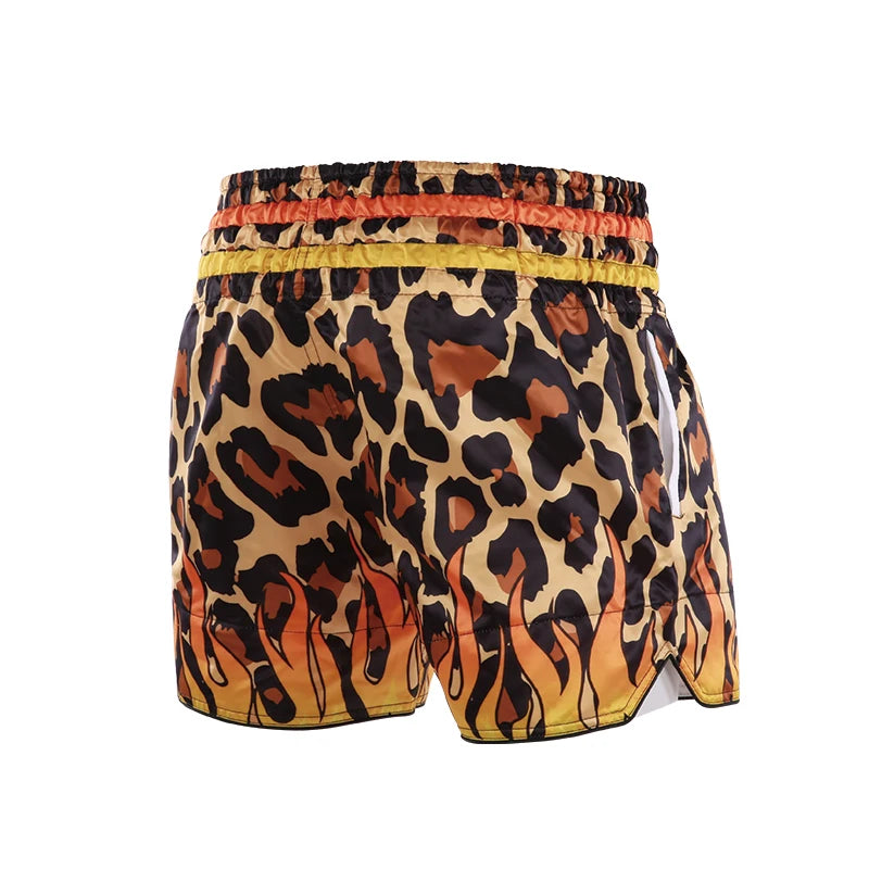 Muay Thai Shorts 2025 New Thai Boxing Shorts Women Men Child Patchwork Kickboxing Training Pants Gym MMA Martial Arts Fight Gear